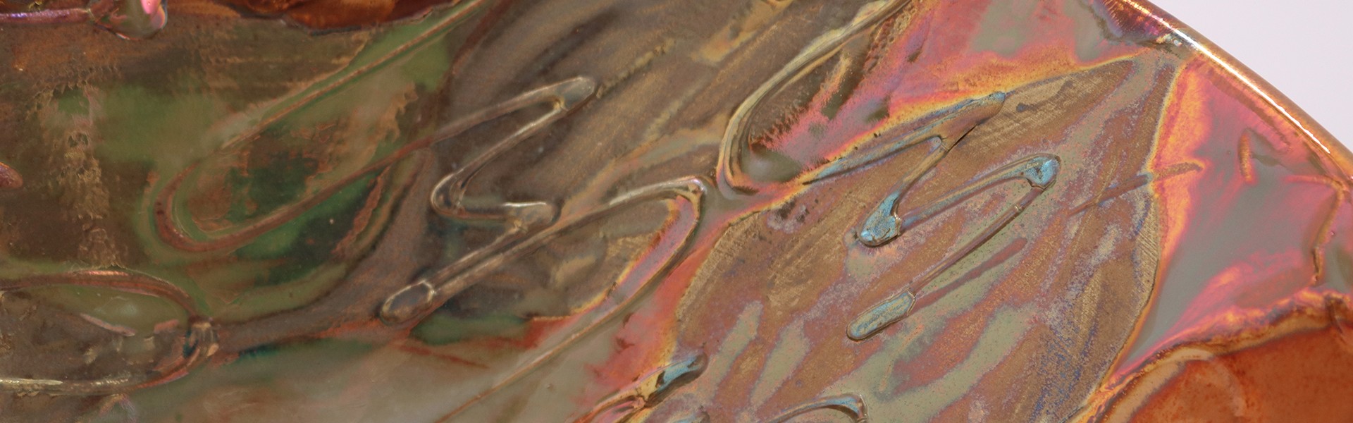 Close up multi lustre bowl