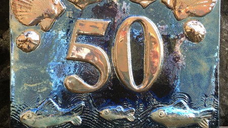 No 50 With Shells And Fish